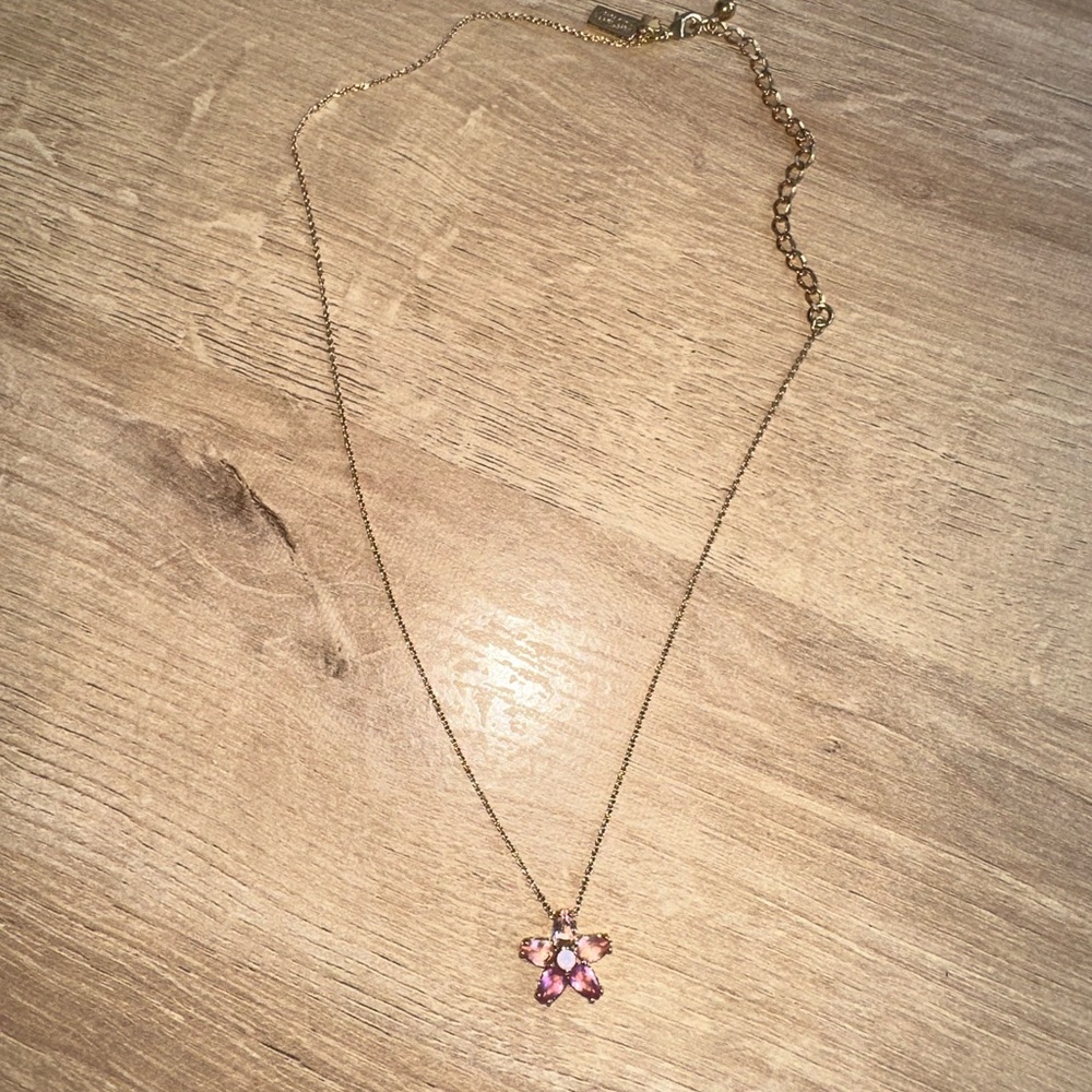 Kate Spade Pink Flower Mini Pendant